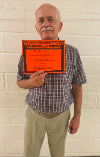Teacher of the Month for April